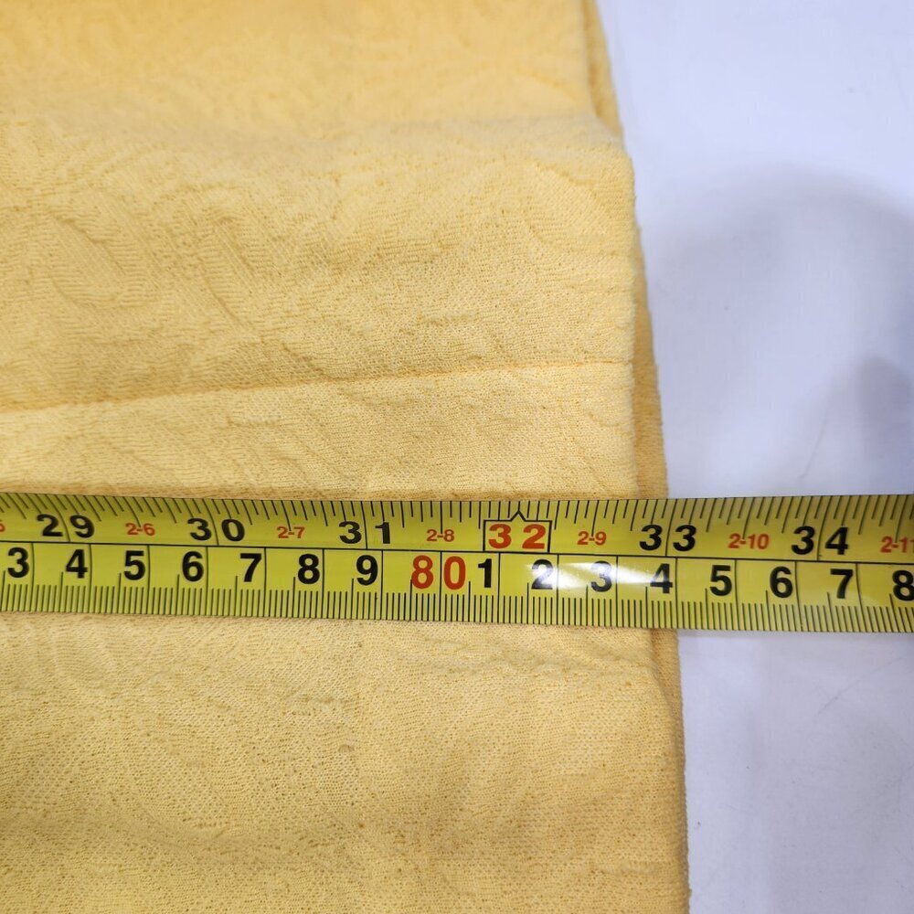 Vintage Handmade Mustard Yellow Long Sleeve Dress with Button Detail Mod 70s - Picture 9 of 9